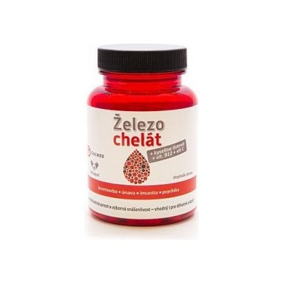 Galmed Železo chelát + kyselina listová + vitamin B9 a vitamin C 60 kapsúl – Hledejceny.cz