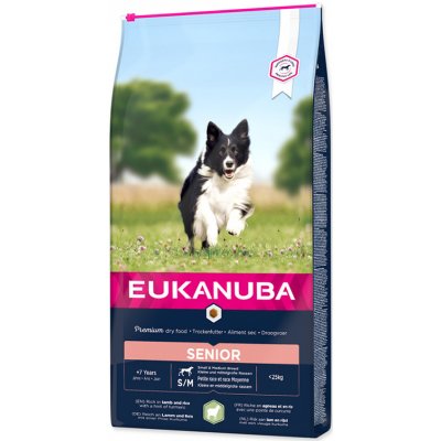 Eukanuba Dog Senior Small & Medium Lamb & Rice 12 kg – Zbozi.Blesk.cz