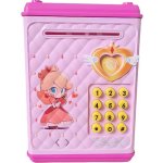 Verk 18292_R Dětská pokladnička trezor růžová – Zboží Dáma