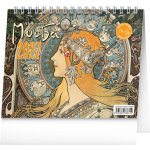 NOTIQUE stolní Alfons Mucha 16,5 × 13 cm 2027 – Zboží Mobilmania