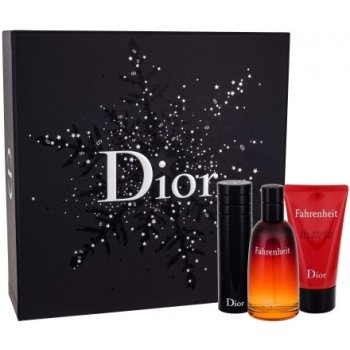 Christian Dior Fahrenheit EDT 100 ml + sprchový gel 50 ml + EDT 3 ml dárková sada