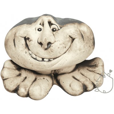 Dekorace do zahrady | usměvavý kámen Šklebík – Zboží Dáma