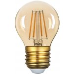 Optonica LED Plastic žárovka G45 E27 4W Pozlacené sklo Stmívatelná 4W Teplá bílá – Hledejceny.cz