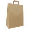 Nákupní taška a košík Frantschach Consumer Bags a.s. Papírová taška s plochým uchem 320x140x420 mm hnědá 25 ks