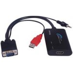 PremiumCord konvertor VGA+audio na HDMI - KHCON-04 – Sleviste.cz
