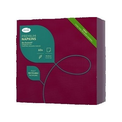 DUNISOFT Ubrousek bordó 60ks 40x40cm – Zboží Dáma