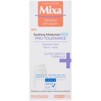 Mixa Soothing Moisturizer Light Pro-Tolerance zklidňující hydratační krém 50 ml