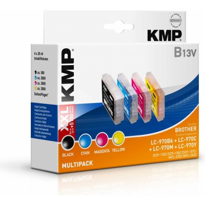 KMP Brother LC-970 multipack - kompatibilní – Zboží Mobilmania