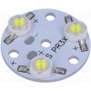 LED osvětlení OPTOSUPPLY OSPR3XW1-W4XME1C1E LED; bílá; 3,5W; 300lm; 12VDC; 120°; Poč.diod: 3; 31,5x31,5mm