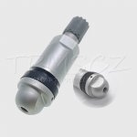 TPMS-18 náhradní ventil pro TPMS senzory - kovový šedý – Hledejceny.cz