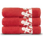 Darré Ručníky a osuška Vánoční perníčky červená ručník 50 x 100 cm – Zboží Dáma