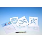 Šablony na malování B Vzdušná doprava 6 – Zboží Dáma