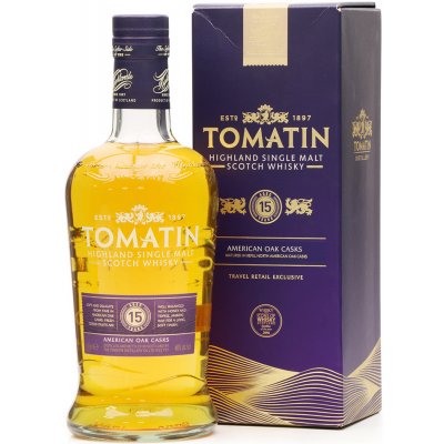 Tomatin Aged American Oak Casks 15y 46% 0,7 l (holá láhev) – Hledejceny.cz