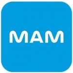 Mam ortodontický silikon dudlík original planet love girl lila pudrová – Zboží Dáma