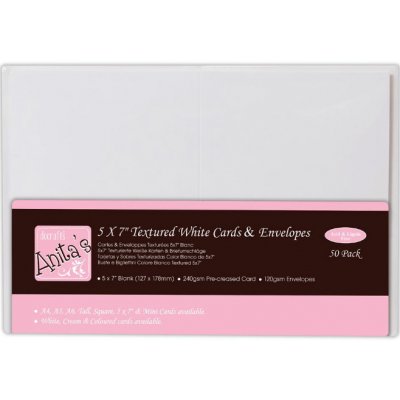 WEST DESIGN West Design 12,7 × 17,8 cm přání a obálky 50 ks (240 g/m2) bílé – Zbozi.Blesk.cz