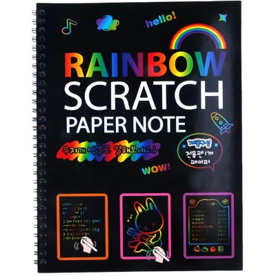 Kolorits Kolorits Vyškrabávací blok Scratch art 10 listů C5 – Zboží Dáma