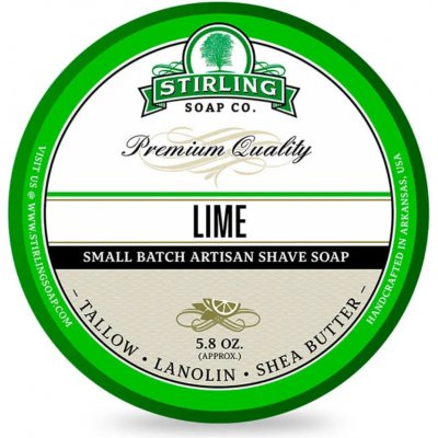 Stirling Soap Lime mýdlo na holení 170 ml – Zboží Mobilmania