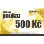 NaradiPrahaCz HZprofiTools Elektronický dárkový poukaz Naradi-praha.cz na nákup zboží v hodnotě 500 Kč