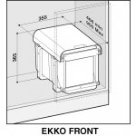 Sinks EK9073 EKKO FRONT 40 1x34l – Zboží Mobilmania