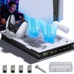 YAXO Chladicí stanice pro PS5 s nabíječkou DualSense a úložným prostorem pro příslušenství – Hledejceny.cz