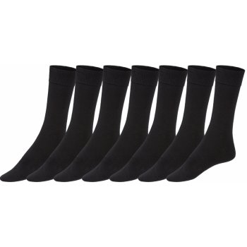 Livergy pánské ponožky s BIO bavlnou 7 párů černá