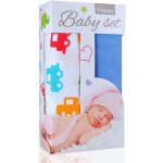 T-tomi Baby set bambusová osuška auta modrá – Zboží Dáma