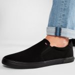 Tommy Hilfiger Iconic slip on Sneaker FM0FM00597 černé – Sleviste.cz