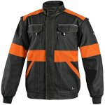 Canis CXS Blůza Luxy Eda pánská černo-oranžová – Zboží Mobilmania