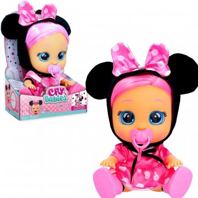 Cry Babies Myška Minnie interaktivní panenka – Hledejceny.cz