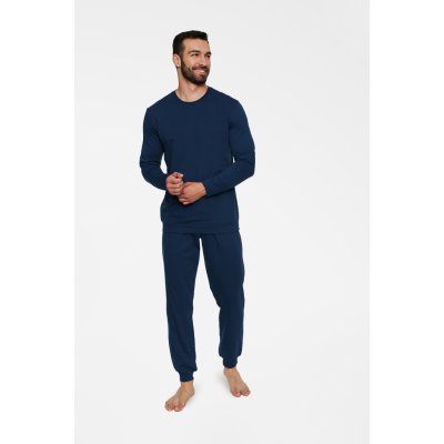 Henderson 170145 pánské pyžamo dlouhé tm.modré – Zboží Mobilmania