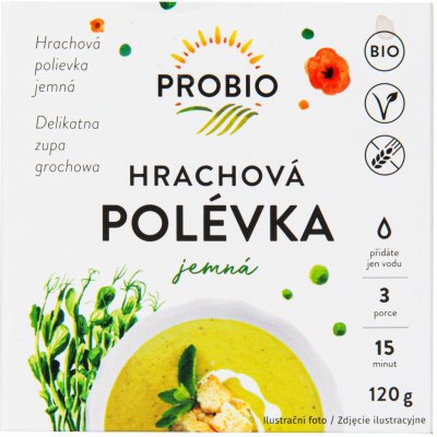ProBio Jemná hrachová polévka 120 g – Zboží Dáma