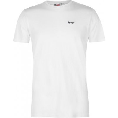 Lee Cooper Cooper Essentials Crew Neck T Shirt Mens white – Zboží Mobilmania