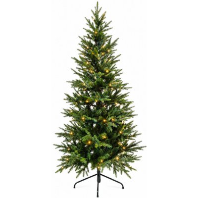 Van Mil Import Vánoční stromek jedle úzká PE+PVC+200LED V180/pr.110cm – Hledejceny.cz