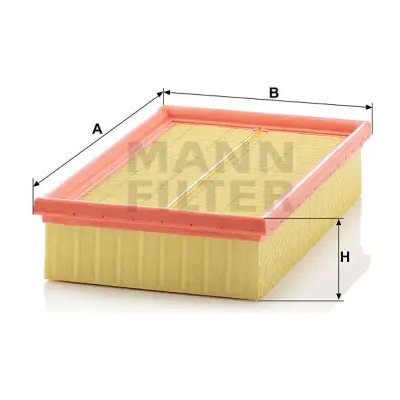 MANN FILTER Vzduchový filtr C 29 144 – Hledejceny.cz