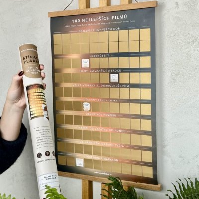 Albi Stírací plakát - 100 tipů, co dělat v důchodu – Zboží Dáma