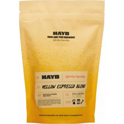 Hayb Yellow Espresso Blend kávová zrnková 1 kg – Hledejceny.cz