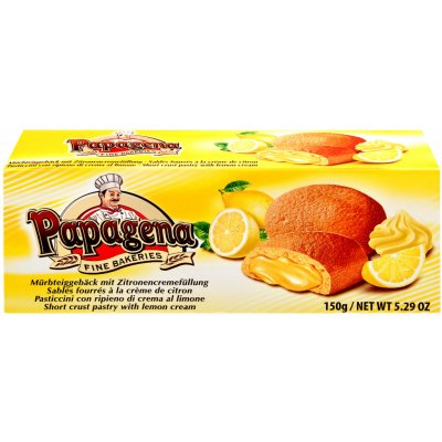 Papagena Piškoty s citrónovou náplní 150 g – Sleviste.cz