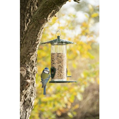 Esschert Design Zásobník na semena LIST, celokrytý , závěsný – Zboží Dáma