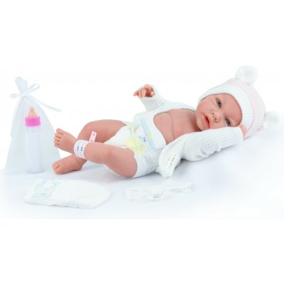 Marina & Pau holčička Andulka s taštičkou s věcmi Ane Baby Nursery Bolsa 45 cm – Hledejceny.cz