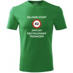 Tričko jsem recyklovaný teenager 82 dárek pro muže k 82 zelené – Hledejceny.cz