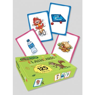 Nutty’s English 1 flashcards v krabičce – Zboží Mobilmania