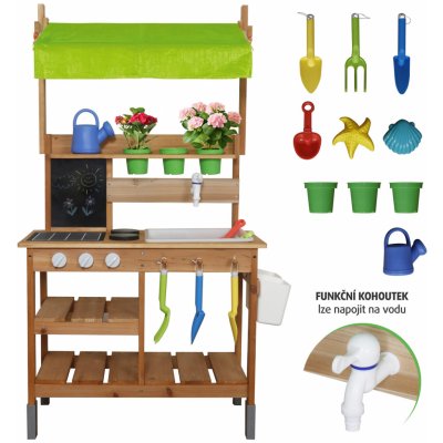 Derrson dřevěná venkovní kuchyňka na zahradu W5327 – Zboží Dáma