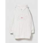 GAP dětské mikinové oversize šaty VintageSoft bílá – Zbozi.Blesk.cz