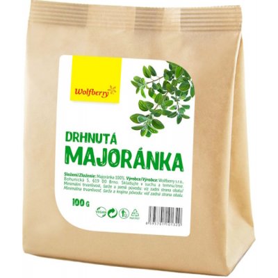 Wolfberry Majoránka drhnutá 100 g – Zboží Dáma