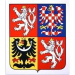 Velký státní znak ČR plastový tištěný - 2 mm, 37 x 43 cm – Zboží Dáma