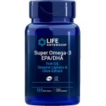 Life Extension Super Omega-3 EPA DHA with Sesame Lignans & Olive Extract 120 tobolek – Hledejceny.cz