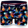 Boxerky, trenky, slipy, tanga John Frank pánské boxerky JFBD342 tm. modrá