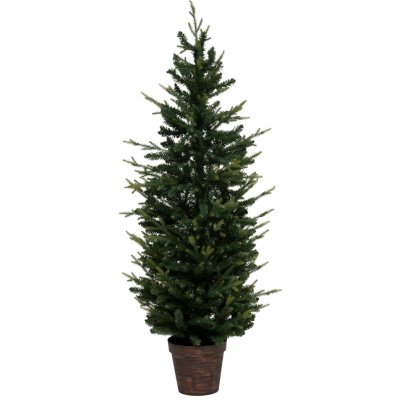 Fééric Lights and Christmas Umělý vánoční stromeček v cementovém květináči 150 cm zelená – Sleviste.cz