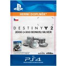 Destiny 2 - 2000 (+300 Bonus) Silver
