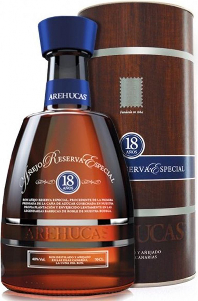 Arehucas Anejo Reserva Especial 18y 40% 0,7 l (tuba)